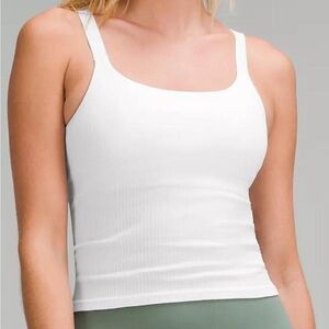 White Ebb to Street Lululemon Tank Top - scoop neck